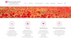 Desktop Screenshot of herzwerkstatt-iris-hallensleben.de